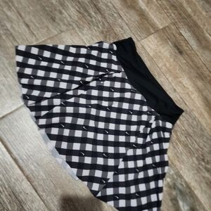 Nike Black and White Gingham Active Skirt- Great Condition Size Small